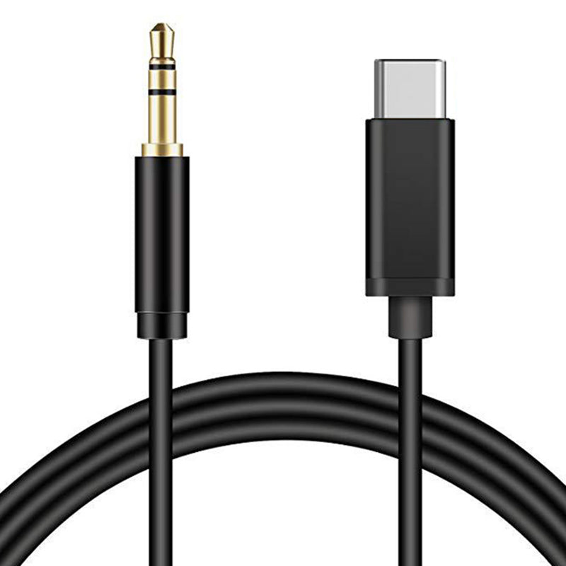 getgad.ch - Audio 1 m Kabel USB Typ-C auf 3.5 mm Kopfhöreranschluss AUX | Schwarz 2