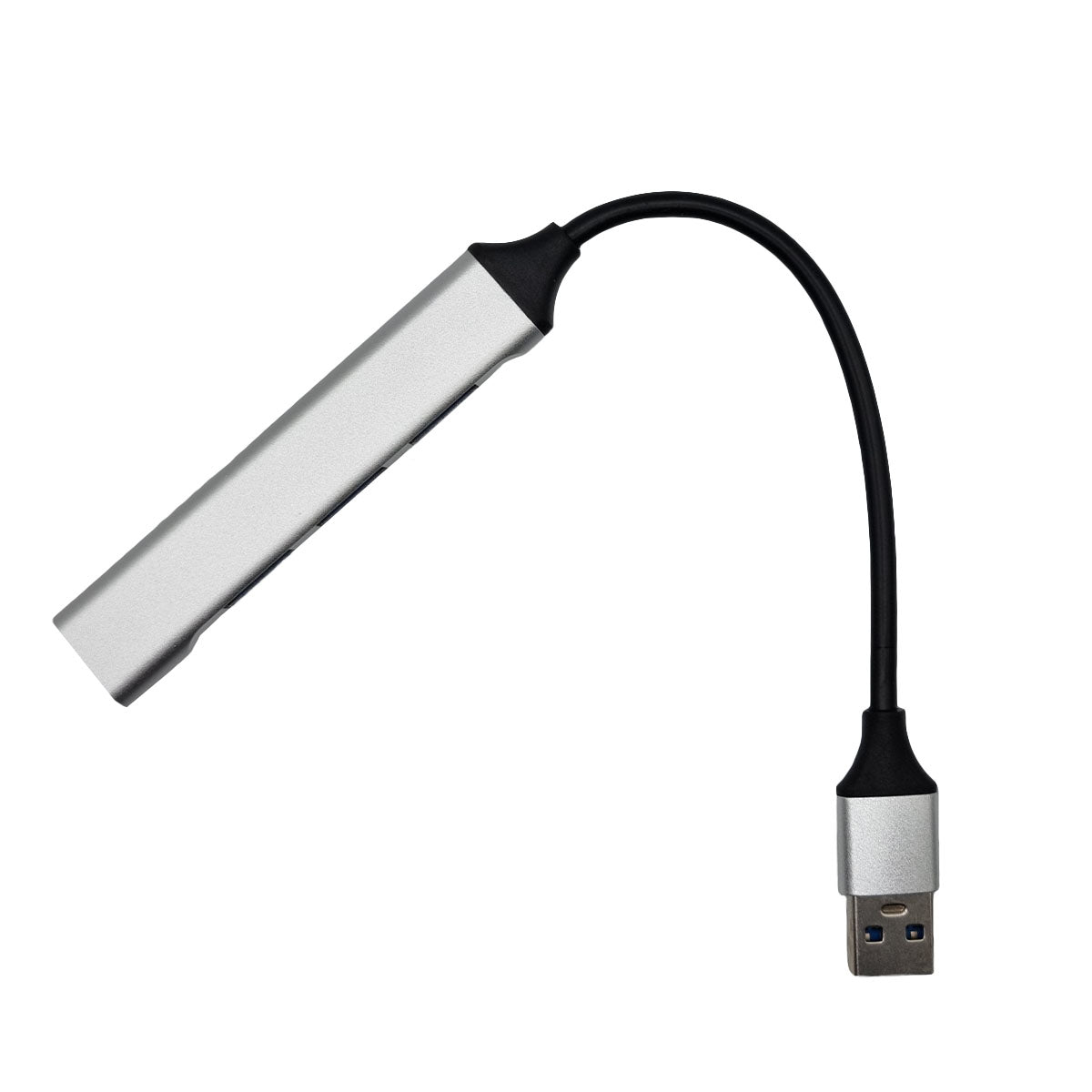 getgad.ch - 4 PORT USB HUB | Multiport Adapter USB-A 3.0 auf 4x USB-A 3.0 | Silber - 2