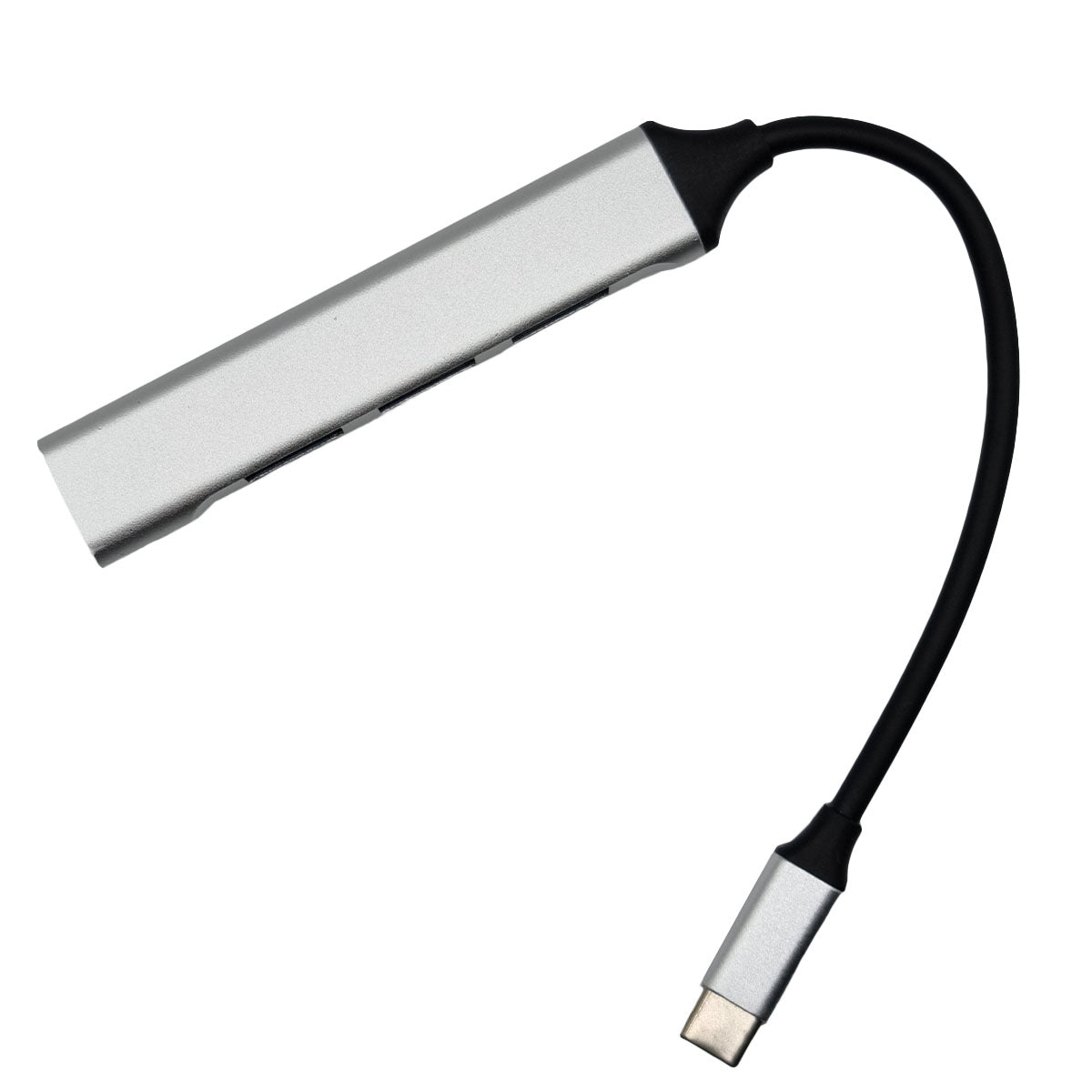 getgad.ch - 4 PORT USB HUB | Multiport Adapter USB-C auf 4x USB-A 3.0 | Silber 2