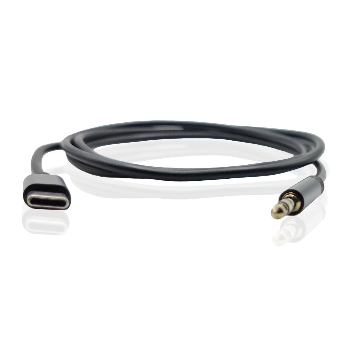 getgad.ch - Audio 1 m Kabel USB Typ-C auf 3.5 mm Kopfhöreranschluss AUX | Schwarz