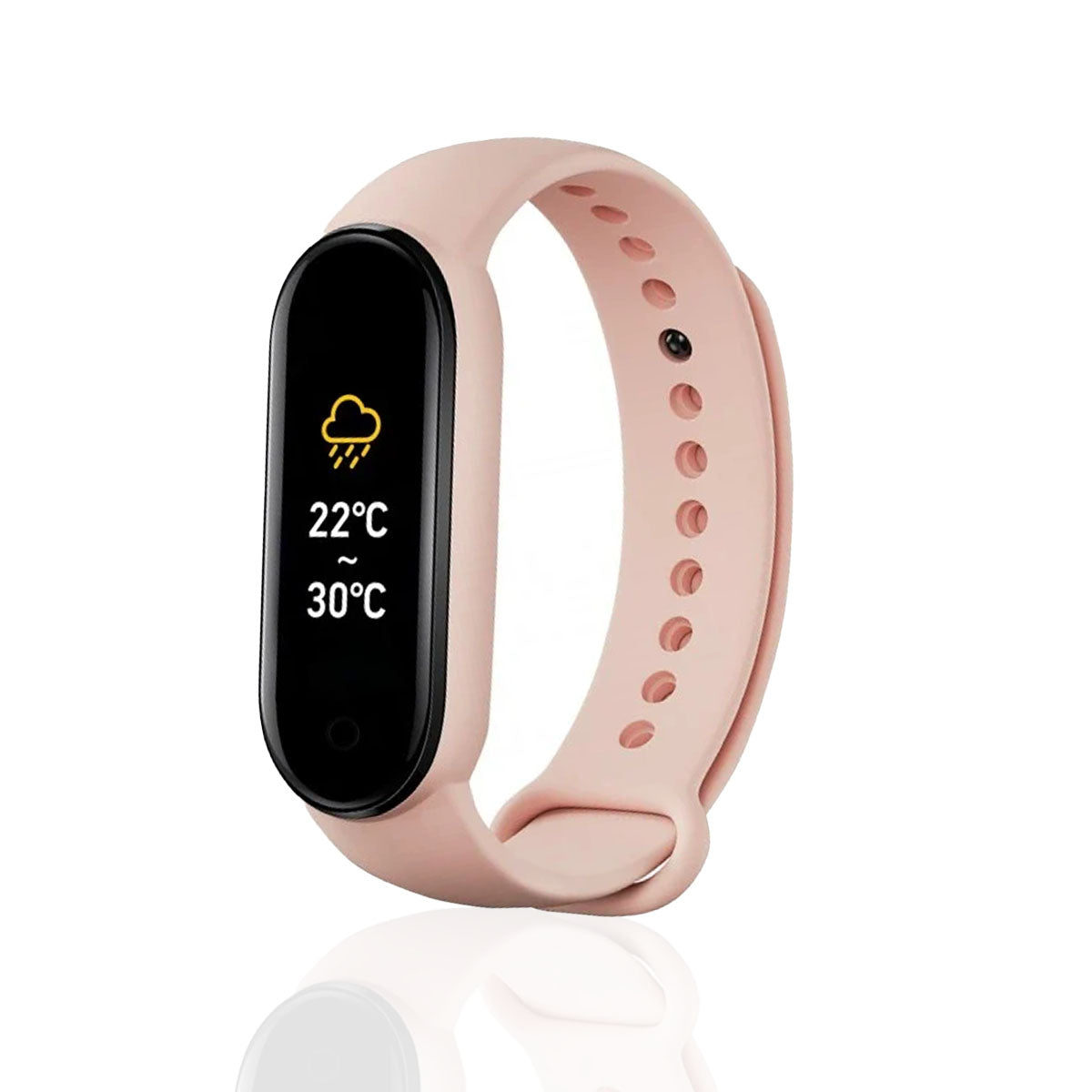 getgad.ch - Fitness Tracker Smart Band M7 | Intelligentes Sportarmband | Bluetooth | Pink