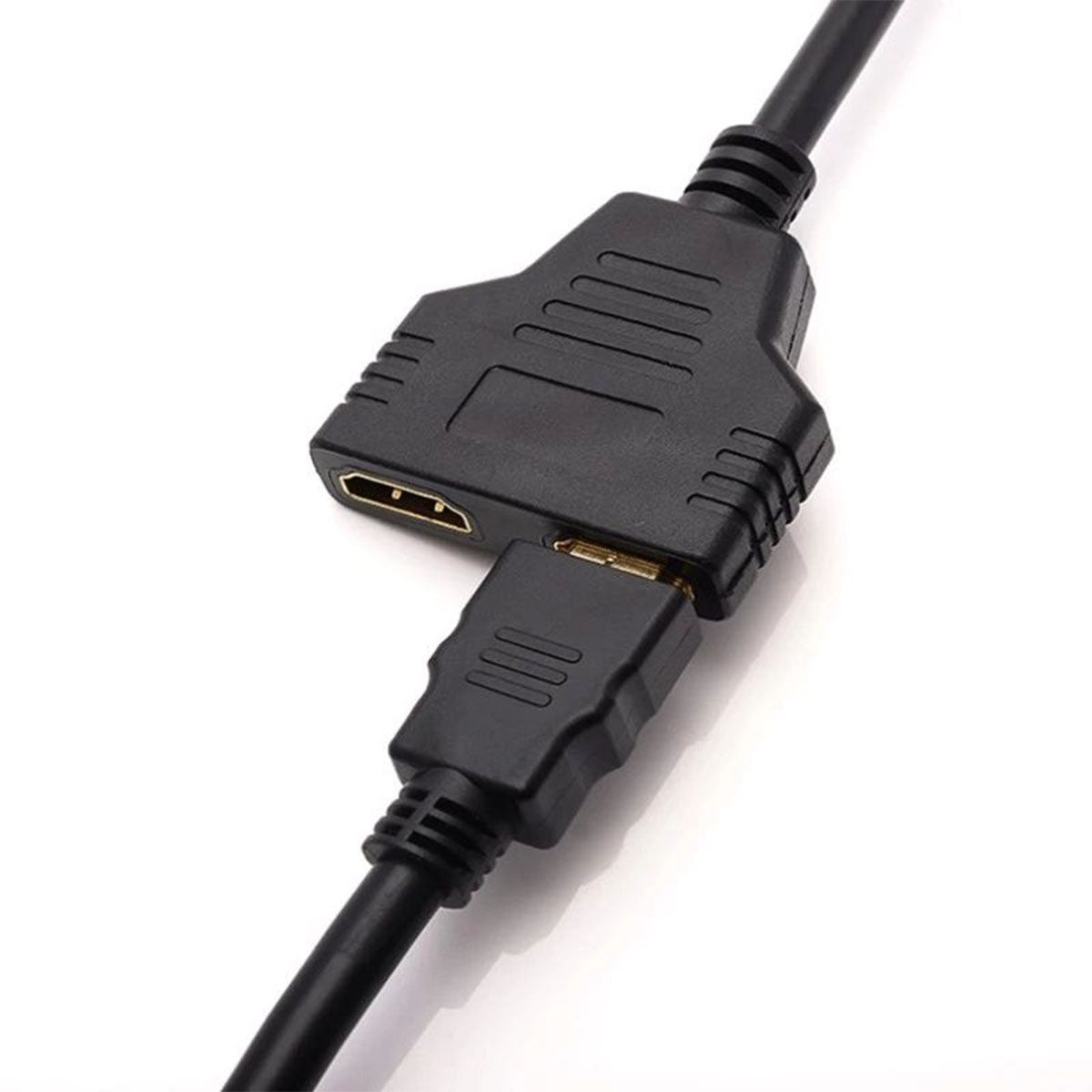 getgad.ch - HDMI Kabel 1080P Dual Port Bildschirm Splitter | Schwarz - 3