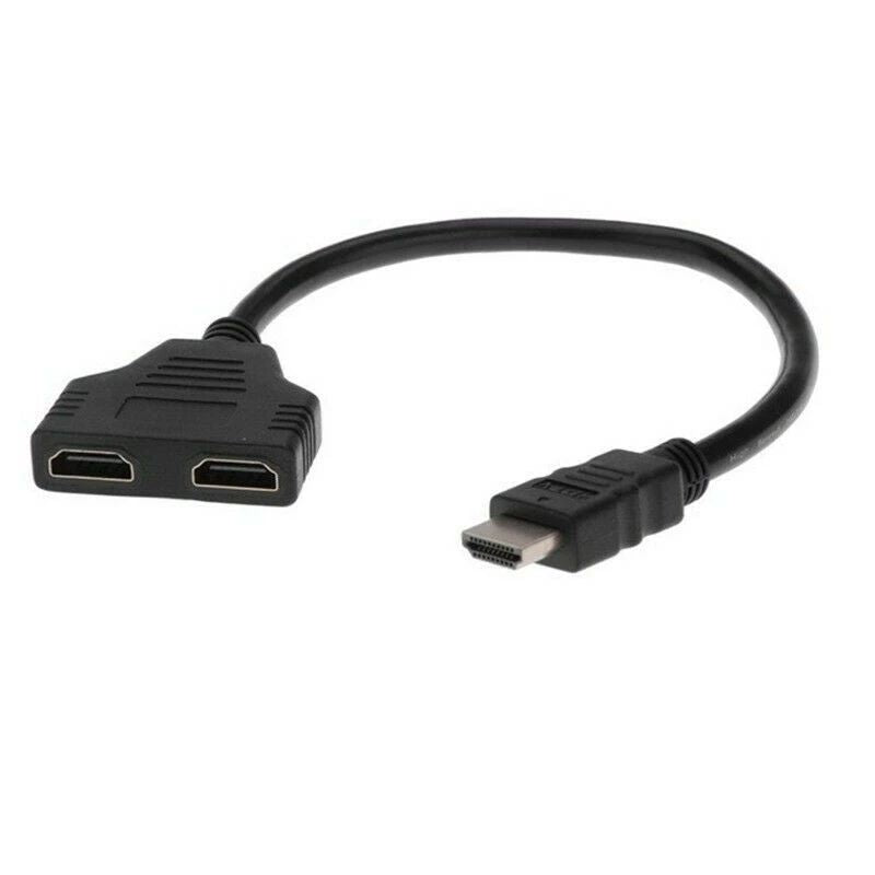 getgad.ch - HDMI Kabel 1080P Dual Port Bildschirm Splitter | Schwarz - 4