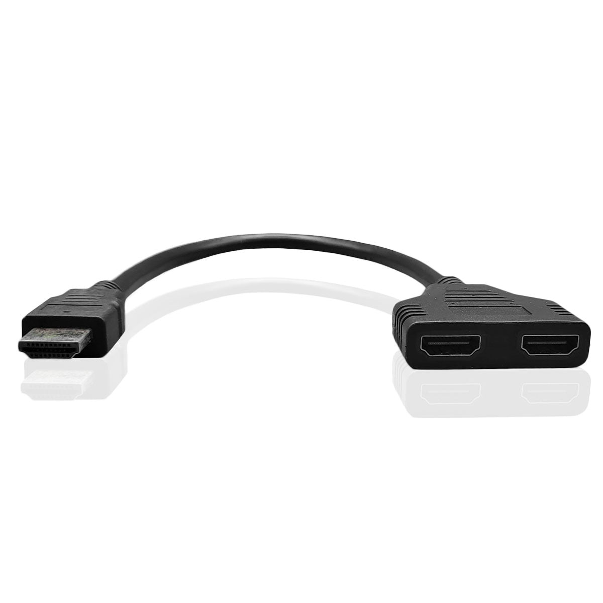 getgad.ch - HDMI Kabel 1080P Dual Port Bildschirm Splitter | Schwarz