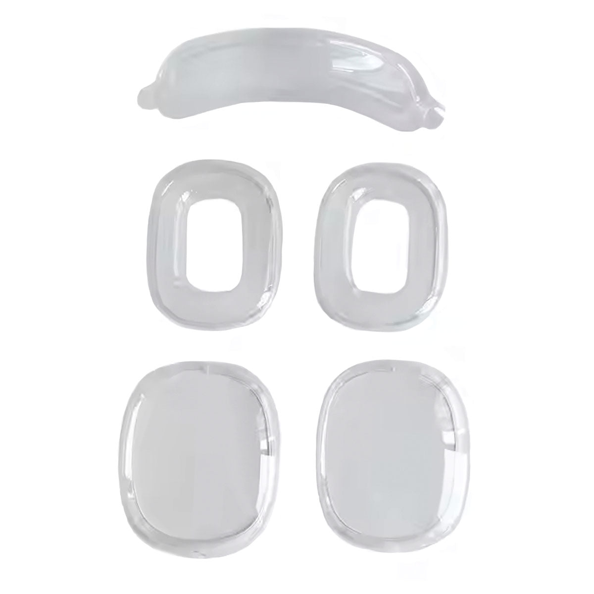 getgad.ch - Kopfhörer Case für Apple AirPods Max Schutzhülle | Transparent - 2