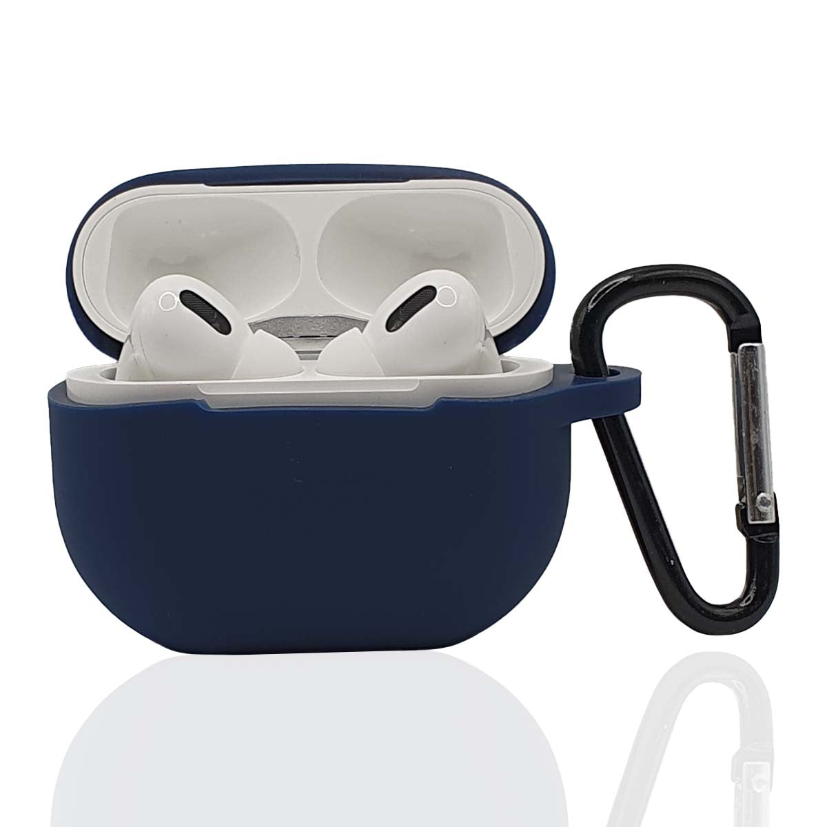 getgad.ch - Kopfhörer Silikon Case für Apple AirPods Gen. 3 Schutzhülle | Dunkelblau