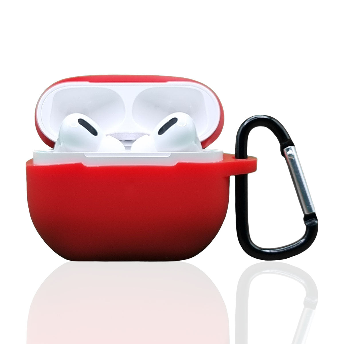 getgad.ch - Kopfhörer Silikon Case für Apple AirPods Gen. 3 Schutzhülle | Rot