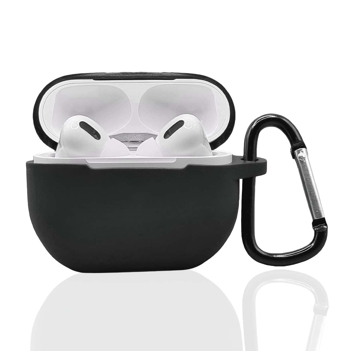getgad.ch - Kopfhörer Silikon Case für Apple AirPods Gen. 3 Schutzhülle | Schwarz