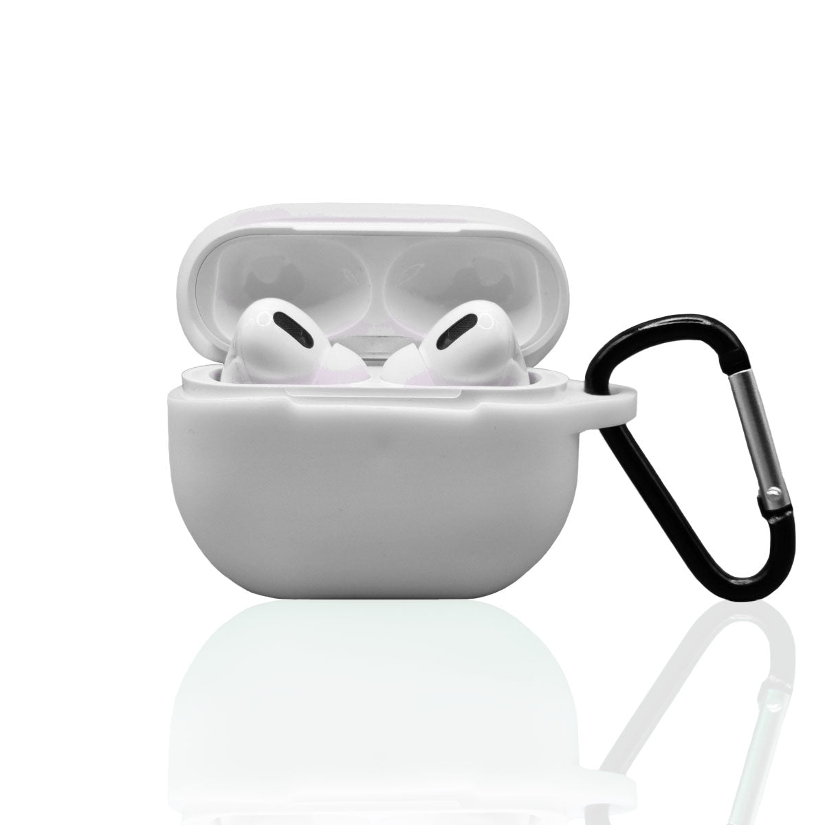 getgad.ch - Kopfhörer Silikon Case für Apple AirPods Gen. 3 Schutzhülle | Weiss