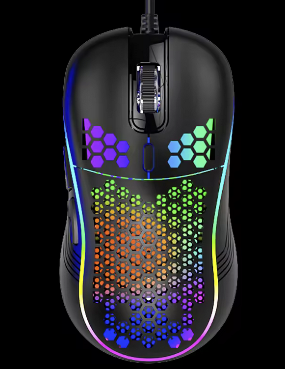 getgad.ch - LED Gaming Maus USB-A Kabelanschluss | bis zu 7200 DPI | 6 Tasten | Schwarz - alle Farben Beispiel 3