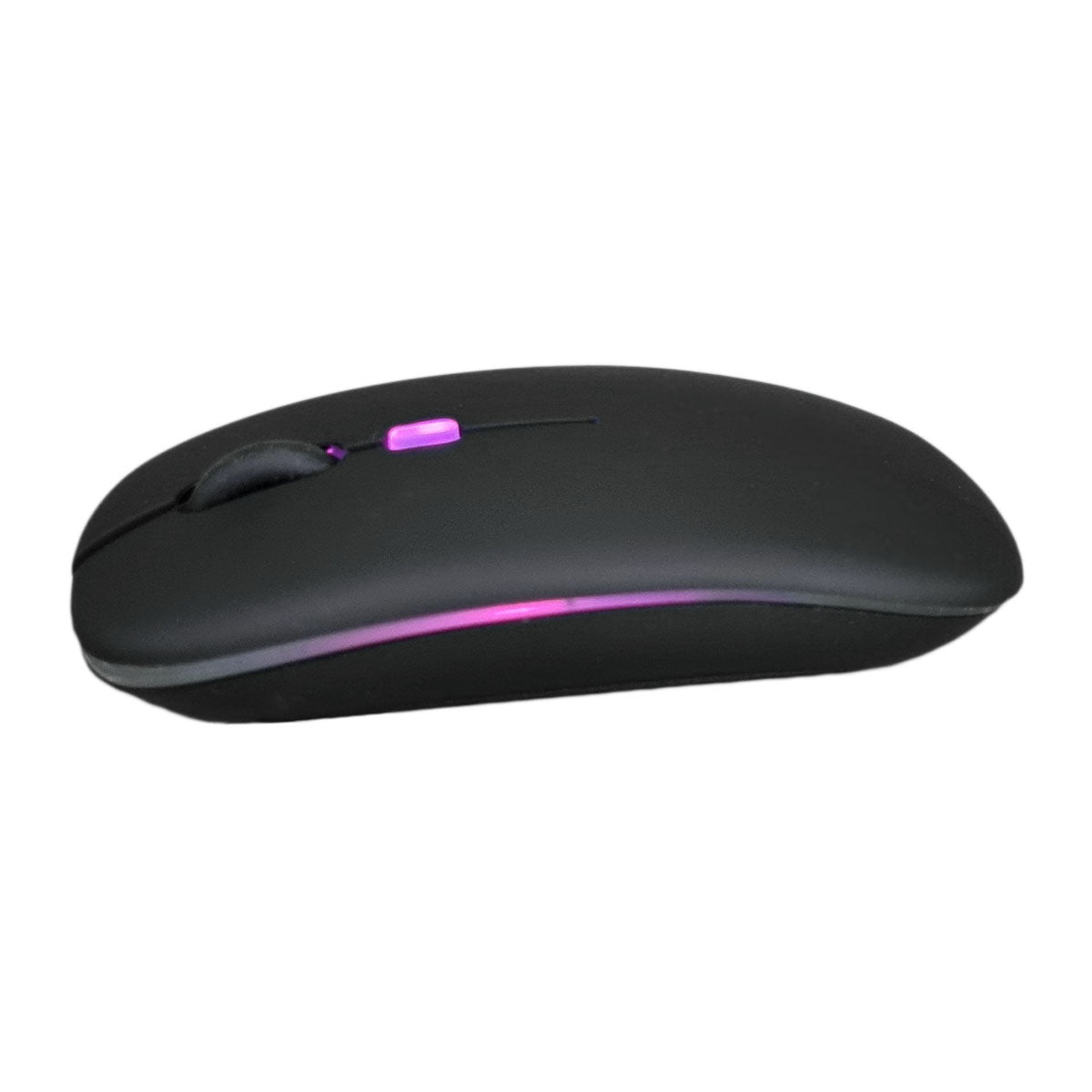 getgad.ch - LED Wireless Computer Maus | Bluetooth | LED Beleuchtung | 2.4 GHz | Schwarz Licht Lila