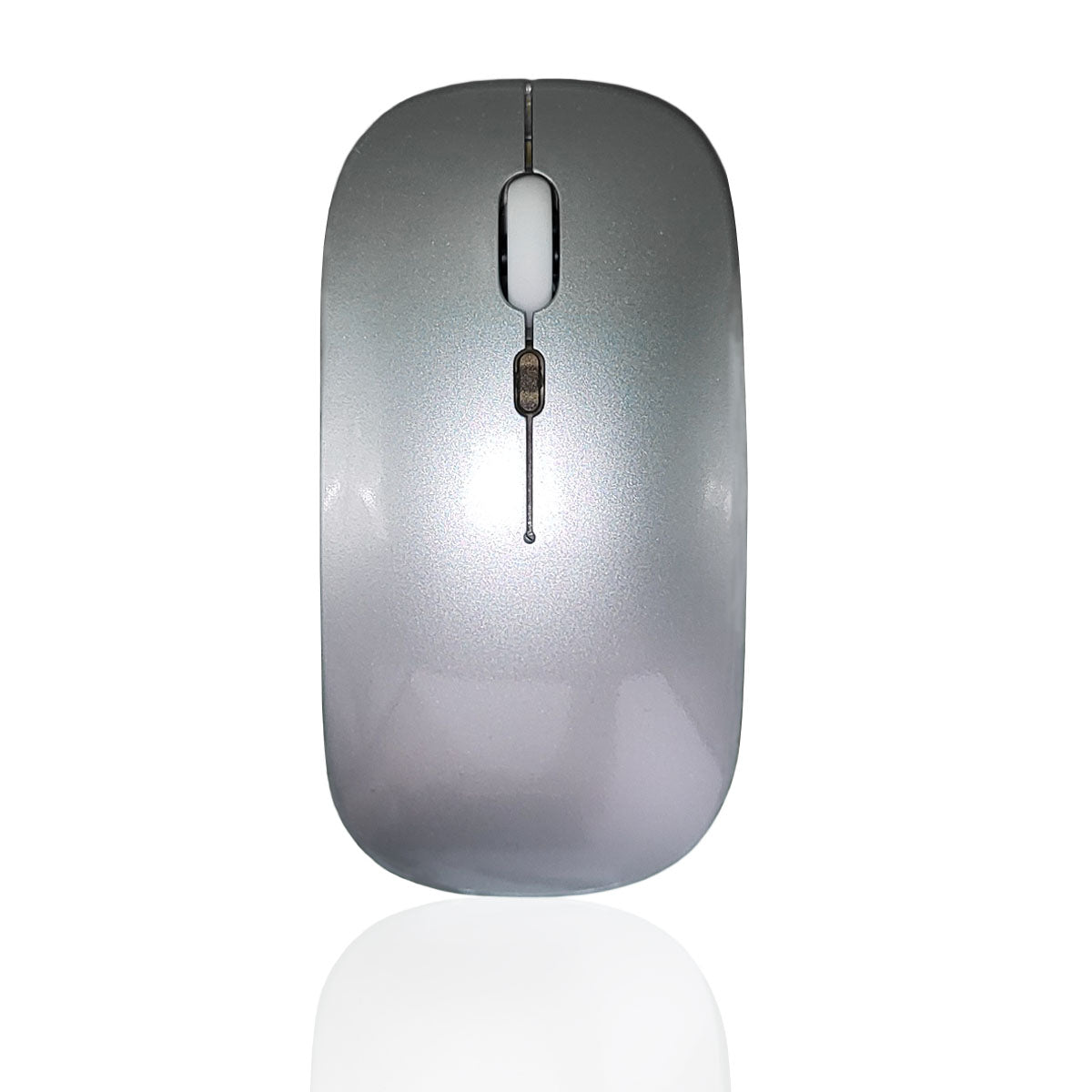 getgad.ch - LED Wireless Computer Maus | Bluetooth | LED Beleuchtung | 2.4 GHz | Silber