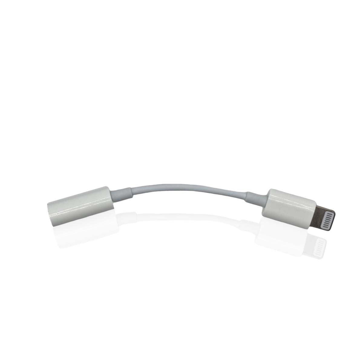 getgad.ch - Lightning auf 3.5 mm AUX Buchse Adapter Audio-Anschluss für Lightning-Geräte | Weiss - 2