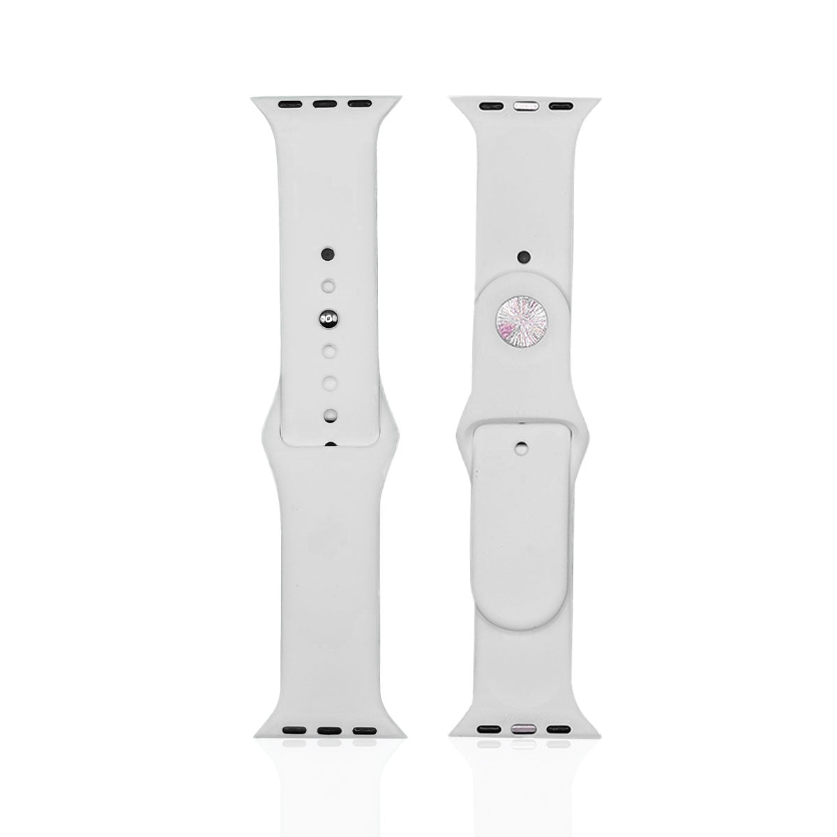 getgad.ch - Silikon Armband für Apple Watch Serie 7 und 8 S L Apple Smartwatch Armband | Grau