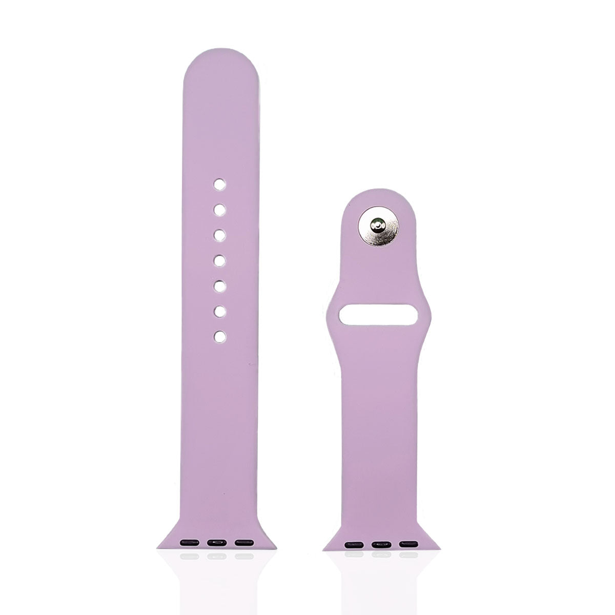 getgad.ch - Silikon Armband für Apple Watch Serie 7 und 8 S L Apple Smartwatch Armband | Lila - 2