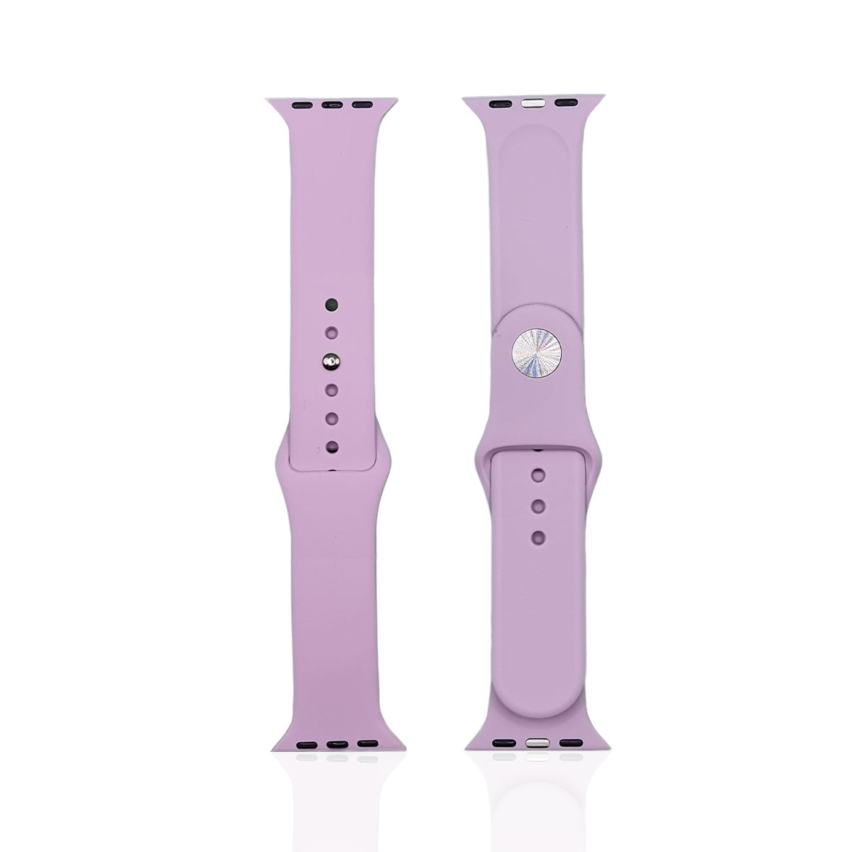 getgad.ch - Silikon Armband für Apple Watch Serie 7 und 8 S L Apple Smartwatch Armband | Lila