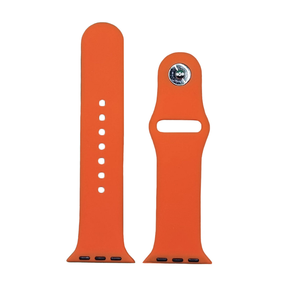 getgad.ch - Silikon Armband für Apple Watch Serie 7 und 8 S L Apple Smartwatch Armband | Orange - 2