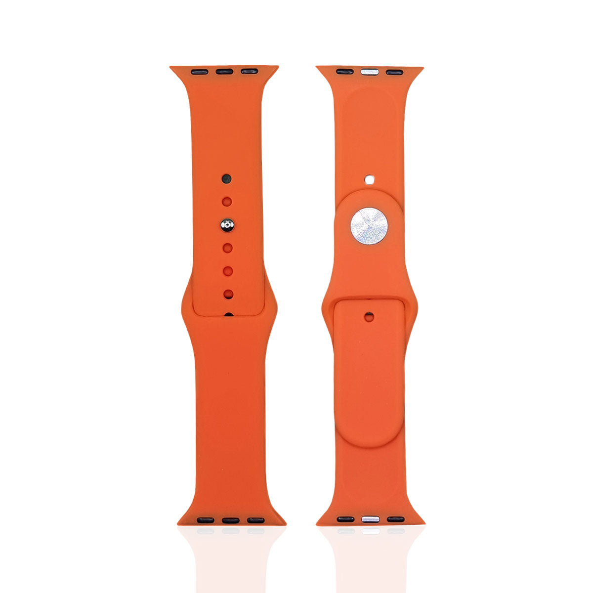 getgad.ch - Silikon Armband für Apple Watch Serie 7 und 8 S L Apple Smartwatch Armband | Orange