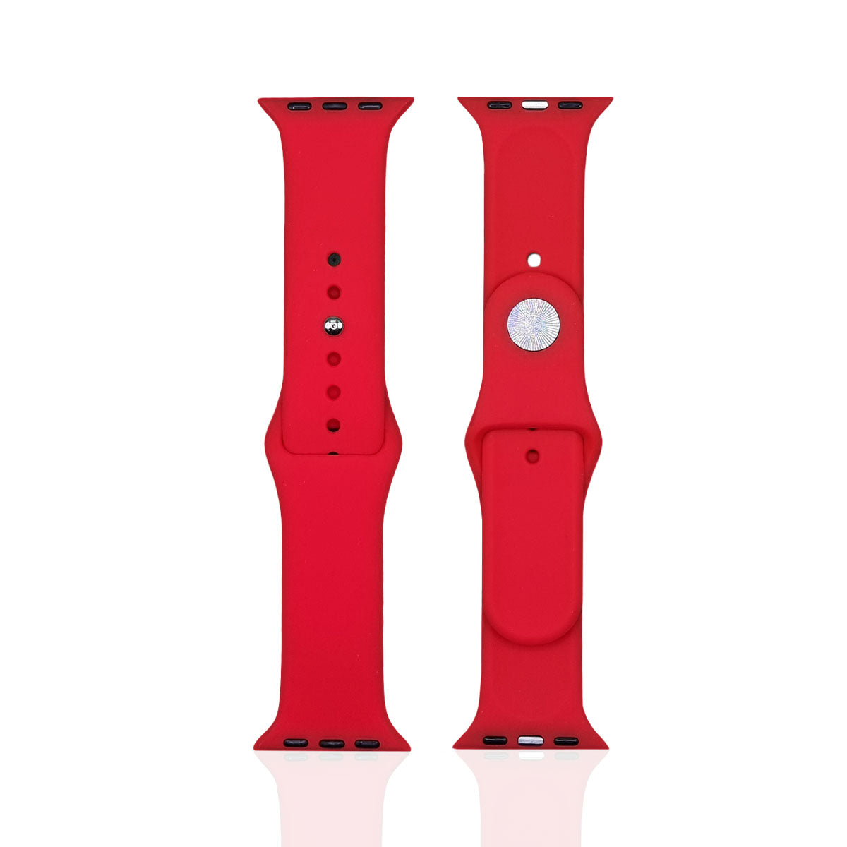 getgad.ch - Silikon Armband für Apple Watch Serie 7 und 8 S L Apple Smartwatch Armband | Rot
