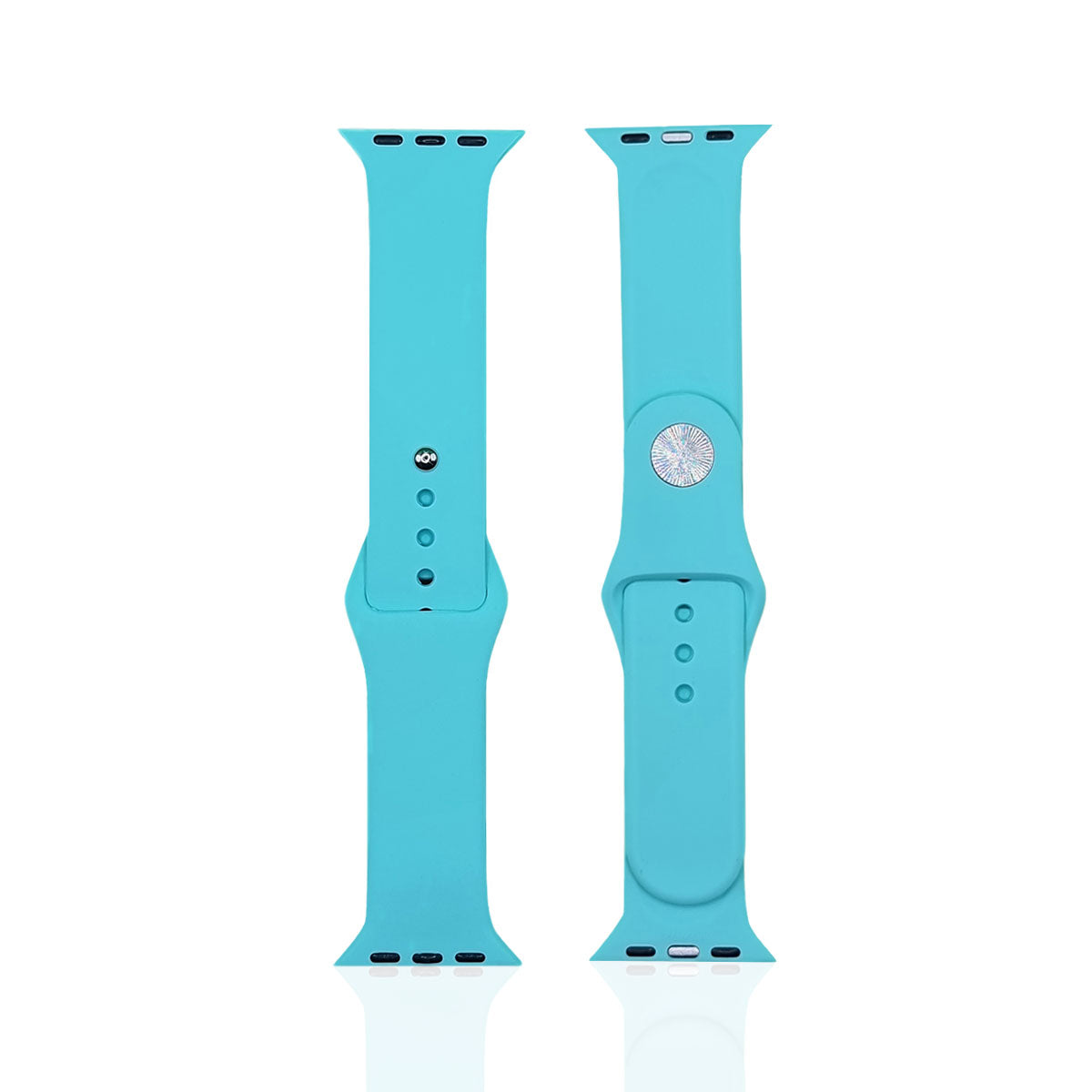getgad.ch - Silikon Armband für Apple Watch Serie 7 und 8 S L Apple Smartwatch Armband | Türkis