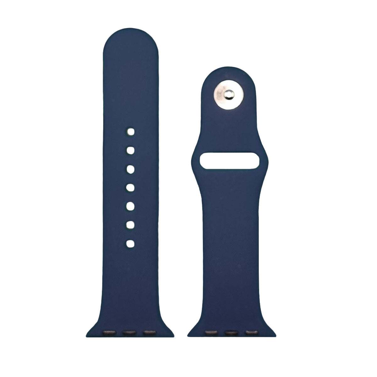 getgad.ch - Silikon Armband für Apple Watch Serie 7 und 8 S L Apple Smartwatch Armband | Dunkelblau - 2