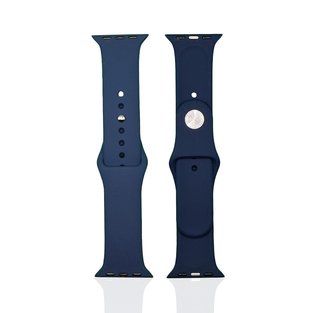 getgad.ch - Silikon Armband für Apple Watch Serie 7 und 8 S L Apple Smartwatch Armband | Dunkelblau