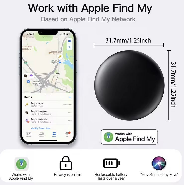 getgad.ch - Smart Tag GPS Tracker | Gegenstand Finder für iOS Apple Find My - 4