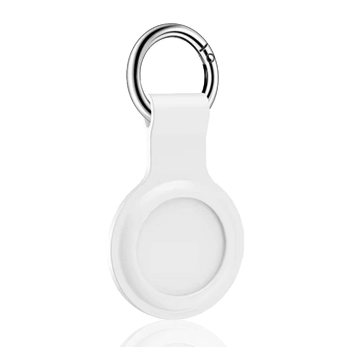 getgad.ch - Smart Tag AirTag Silikon Schutzhülle | Schlüsselanhänger | Weiss
