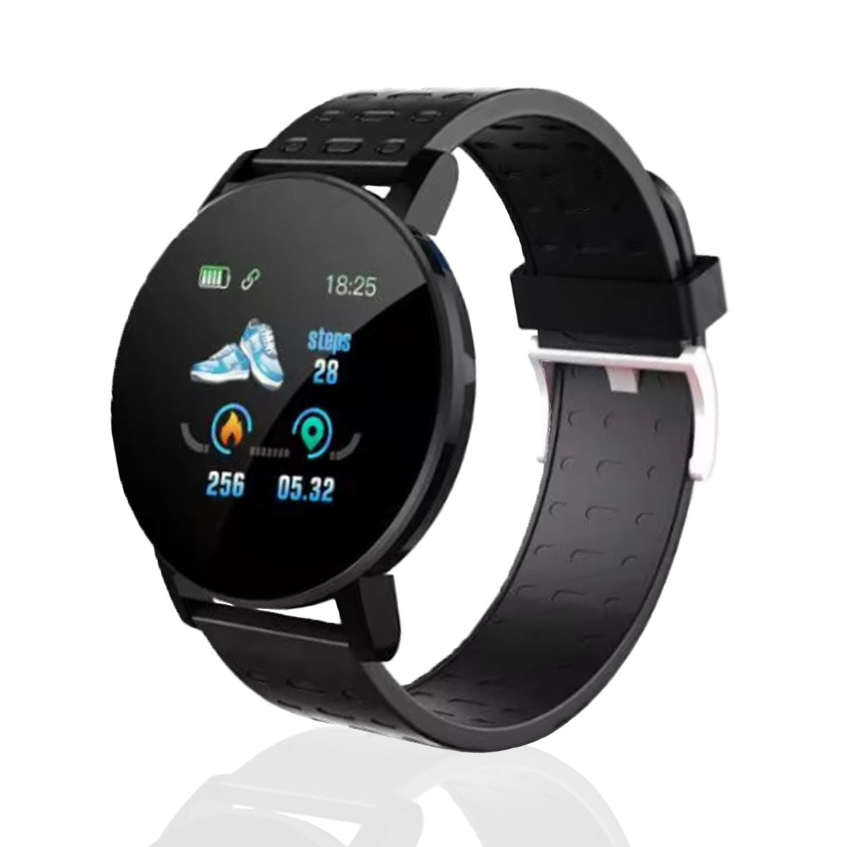 Smartwatch 119 Plus | 1.3 Zoll Farbdisplay | Bluetooth | mit Anrufanzeige, Kalorienzähler und vielem mehr