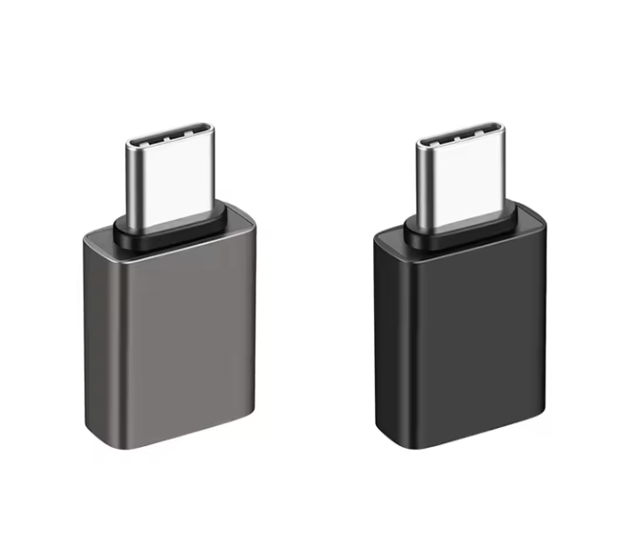 getgad.ch - Typ-C auf USB-3.1 Adapter | High Speed |Datenübertragung | Grau und Schwarz