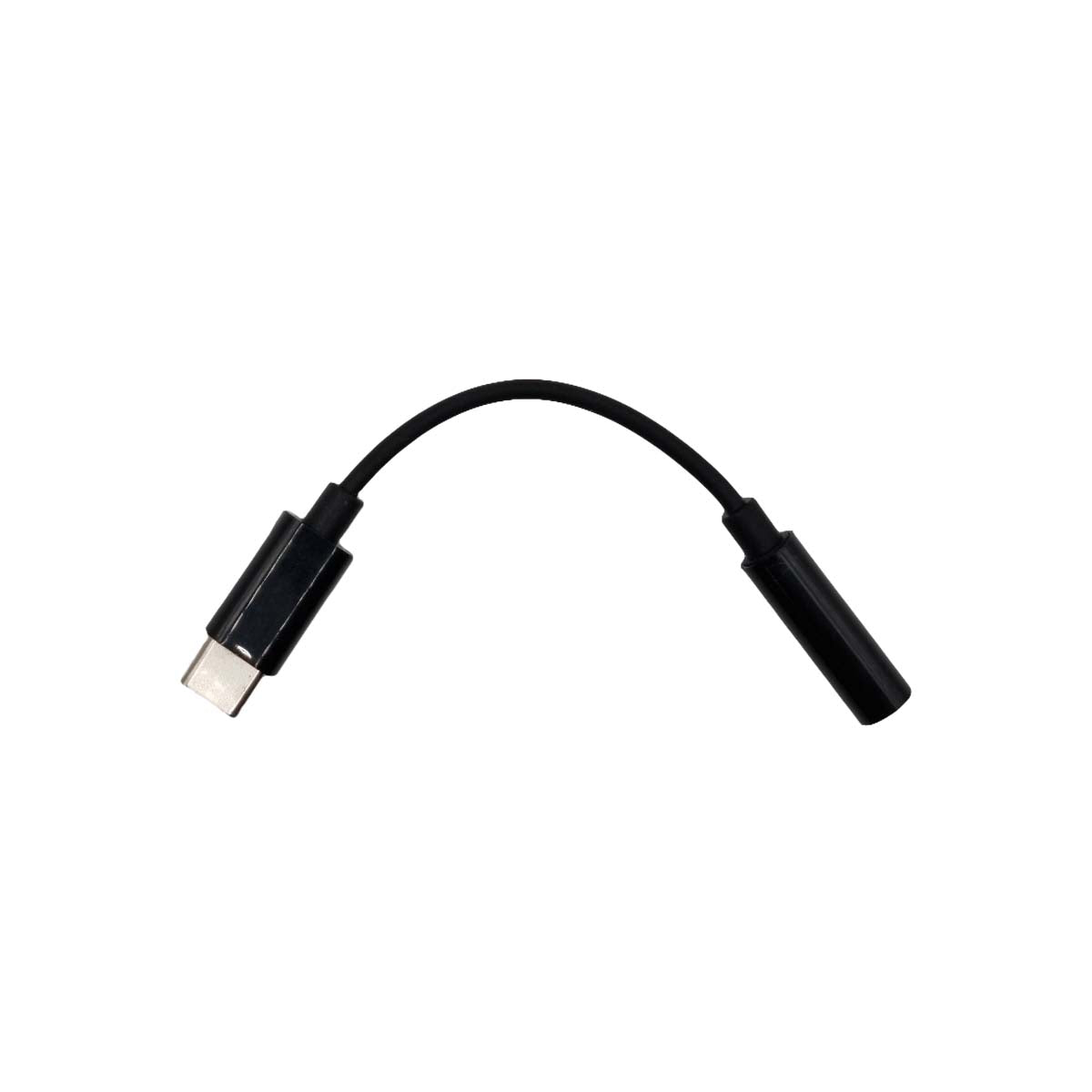 getgad.ch - USB Typ-C auf 3.5 mm AUX-Buchse Adapter | Audio Anschluss für USB-C Geräte | Schwarz - 2