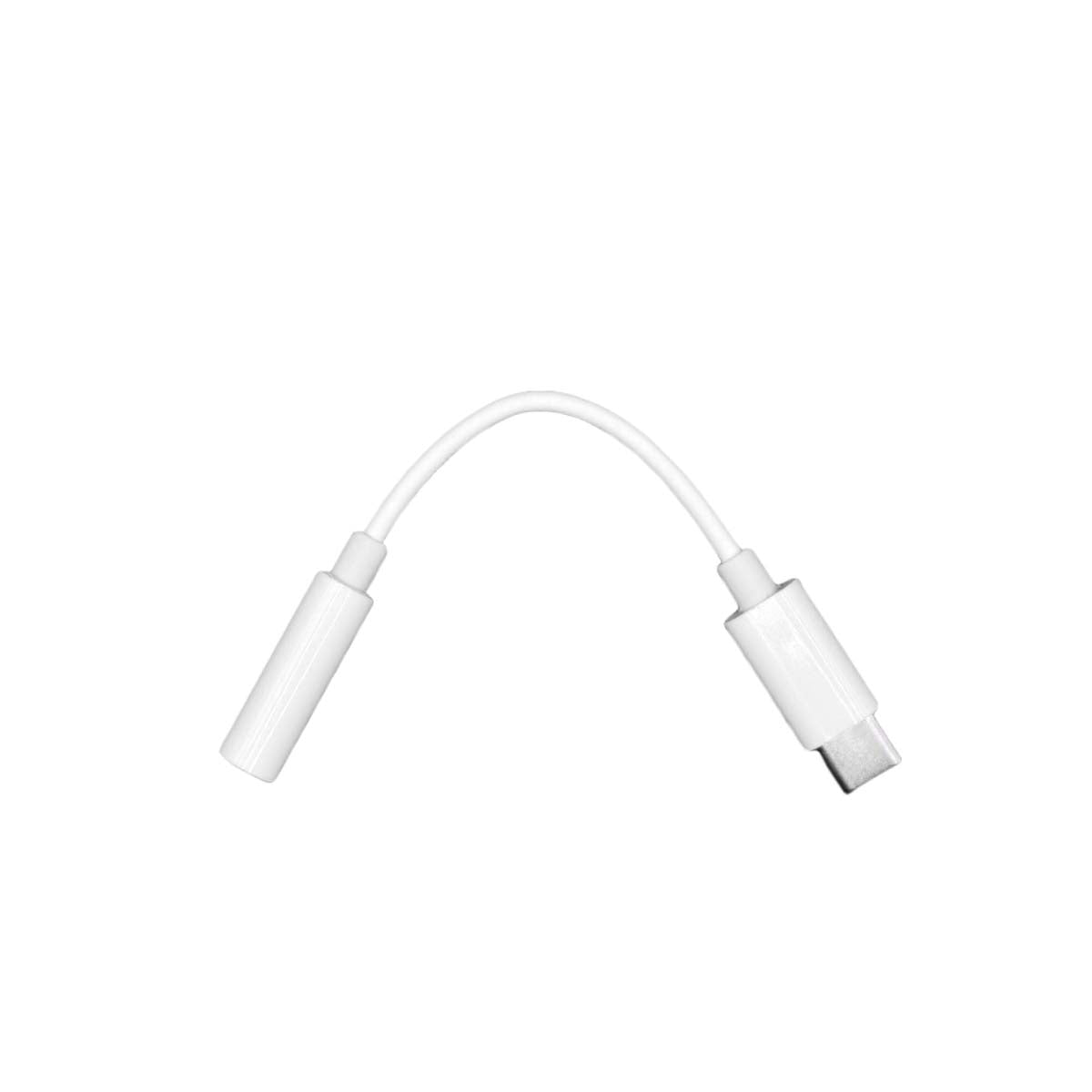 getgad.ch - USB Typ-C auf 3.5 mm AUX-Buchse Adapter | Audio Anschluss für USB-C Geräte | Weiss - 2