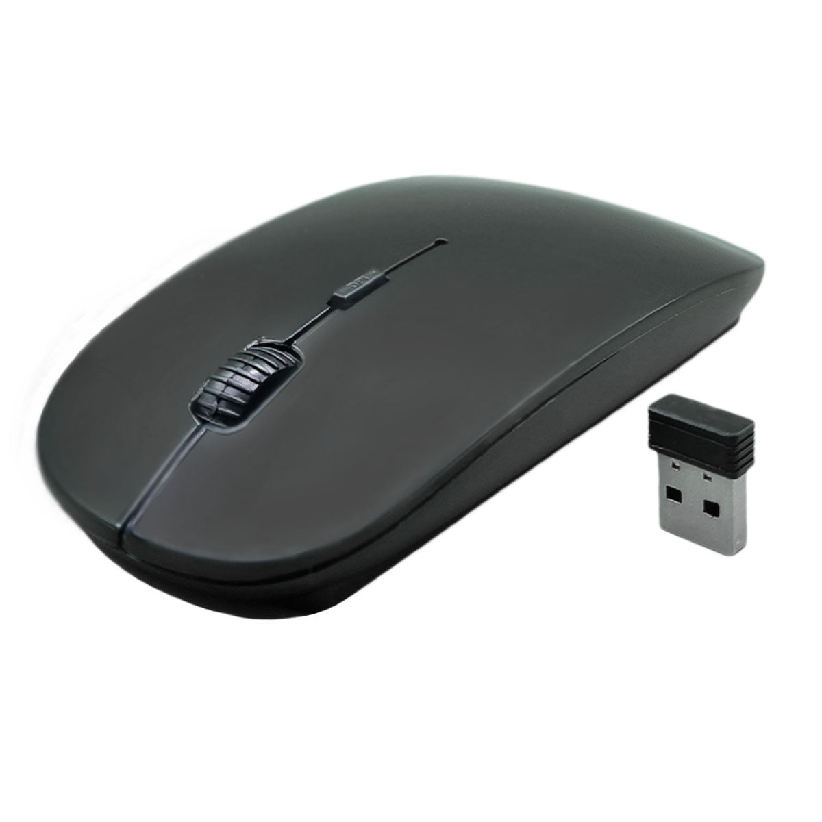 getgad.ch - USB Wireless Maus | Candy Farben | Batteriebetrieben | 2.4 GHz | Schwarz komplett