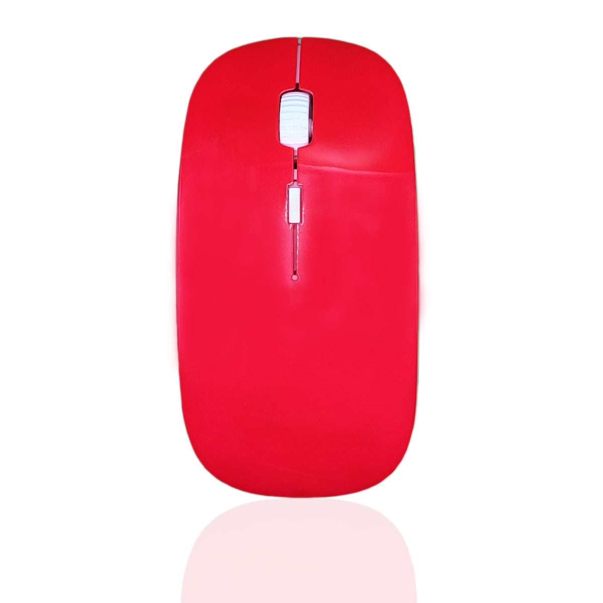 getgad.ch - USB Wireless Maus | Candy Farben | Batteriebetrieben | 2.4 GHz | Rot