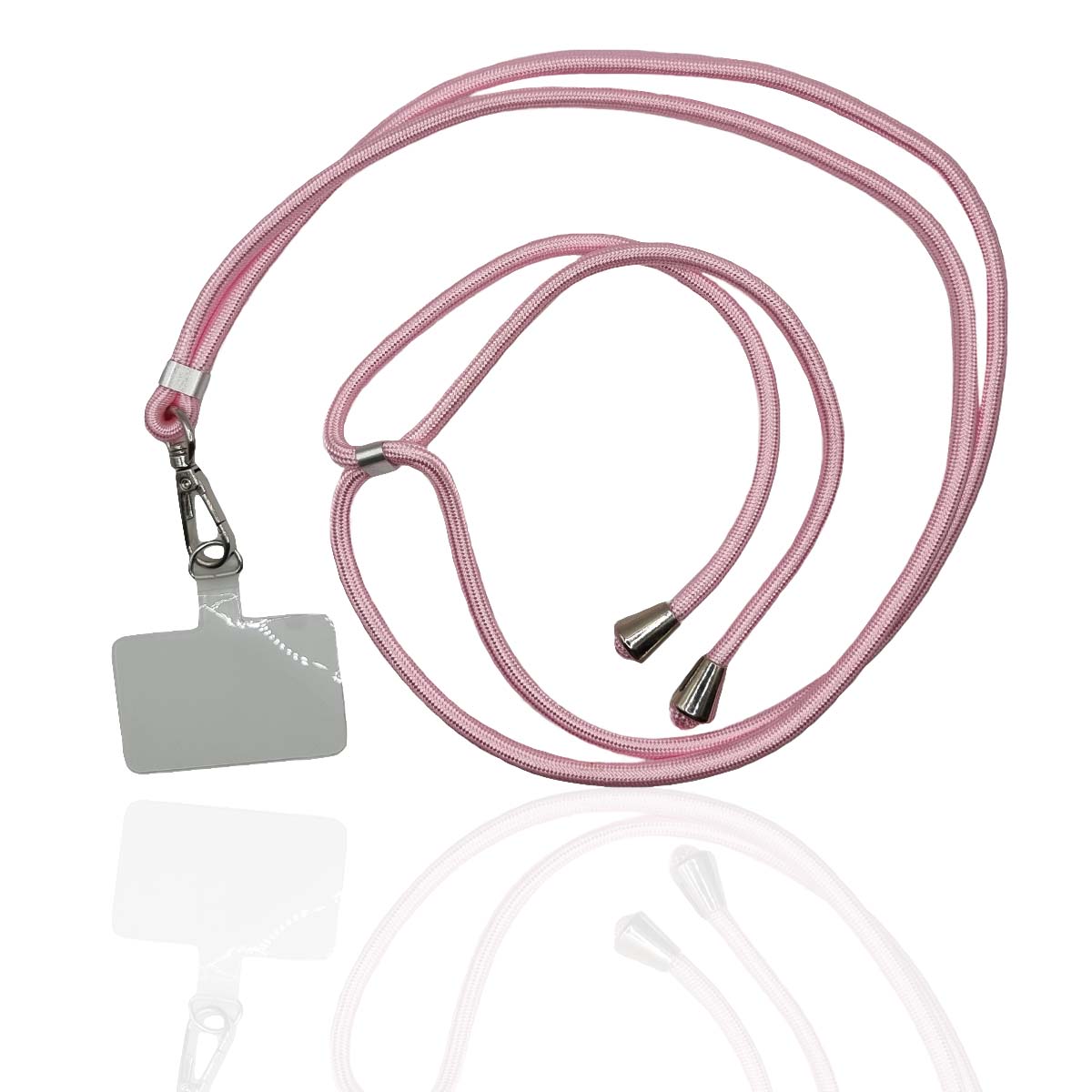 getgad.ch - Universal Smartphone Kette max. 80 cm Trageweite Polyester Seil inkl. Halterung | Rosa