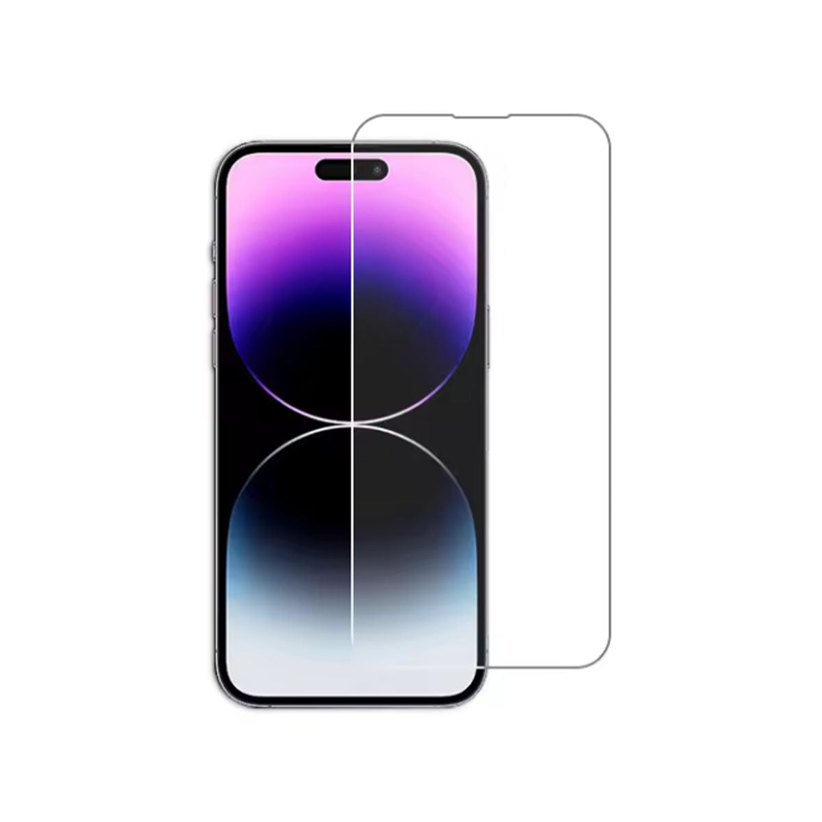 getgad.ch - iPhone 14 Pro Max Panzerglas | 9H Schutzfolie für Displayschutz | 2.5D Anti-Kratzer - 2