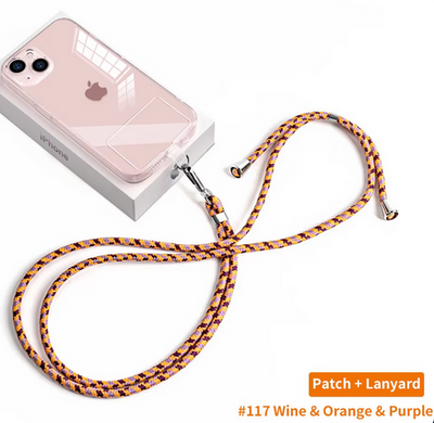Universal Smartphone-Kette | max. 80 cm Trageweite | Polyester-Seil | Inkl. Halterung