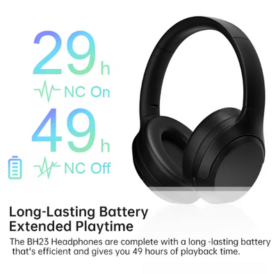 getgad.ch - Bluetooth Over-Ear Kopfhörer 5.3 | Noise Cancelling ANC | AUX-Anschluss