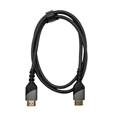 getgad.ch - HDMI auf HDMI Kabel 2.1 4K | 120Hz | 8K 60Hz | 48 GBs | 1 Meter | Grau - 2