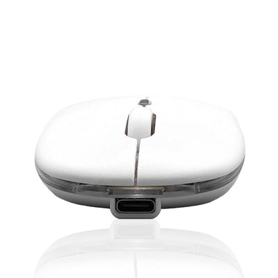 getgad.ch - LED Wireless Computer Maus | Bluetooth | LED Beleuchtung | 2.4 GHz | Weiss - 2