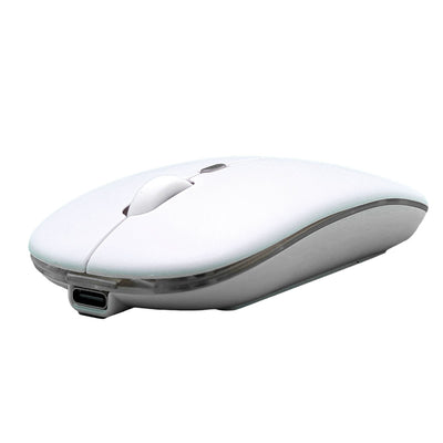 getgad.ch - LED Wireless Computer Maus | Bluetooth | LED Beleuchtung | 2.4 GHz | Weiss - 3