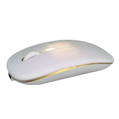 getgad.ch - LED Wireless Computer Maus | Bluetooth | LED Beleuchtung | 2.4 GHz | Weiss Licht Gelb