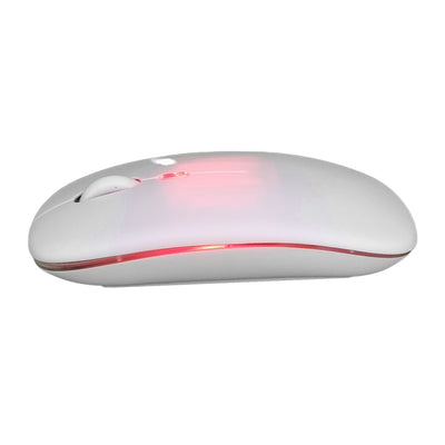 getgad.ch - LED Wireless Computer Maus | Bluetooth | LED Beleuchtung | 2.4 GHz | Weiss Licht Rot