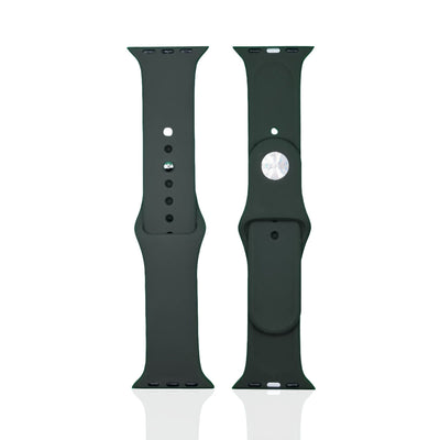 getgad.ch - Silikon Armband für Apple Watch Serie 7 und 8 S L Apple Smartwatch Armband | Dunkelgrün