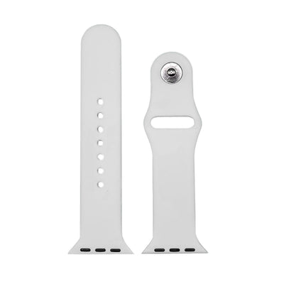 getgad.ch - Silikon Armband für Apple Watch Serie 7 und 8 S L Apple Smartwatch Armband | Grau - 2