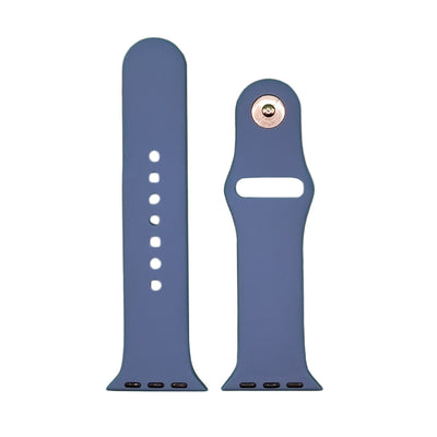 getgad.ch - Silikon Armband für Apple Watch Serie 7 und 8 S L Apple Smartwatch Armband | Hellblau - 2