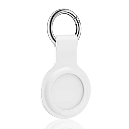 getgad.ch - Smart Tag AirTag Silikon Schutzhülle | Schlüsselanhänger | Weiss