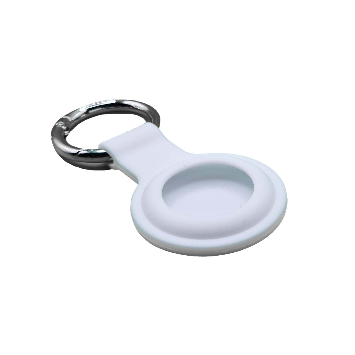 getgad.ch - Smart Tag AirTag Silikon Schutzhülle | Schlüsselanhänger | Weiss - 2