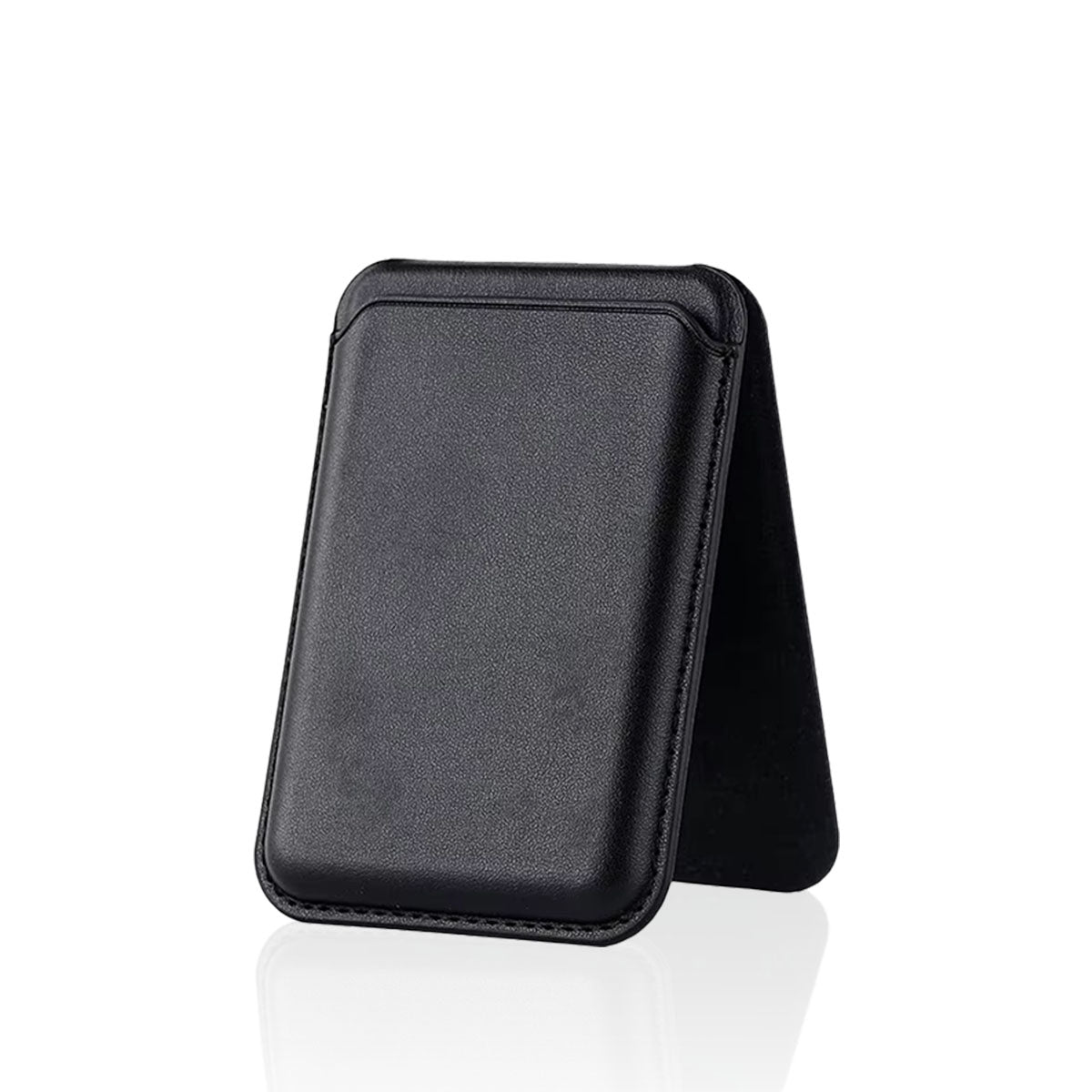 getgad.ch - Magnetische Kreditkarten Halterung für Smartphones | Leder Magnetic Wallet | Schwarz