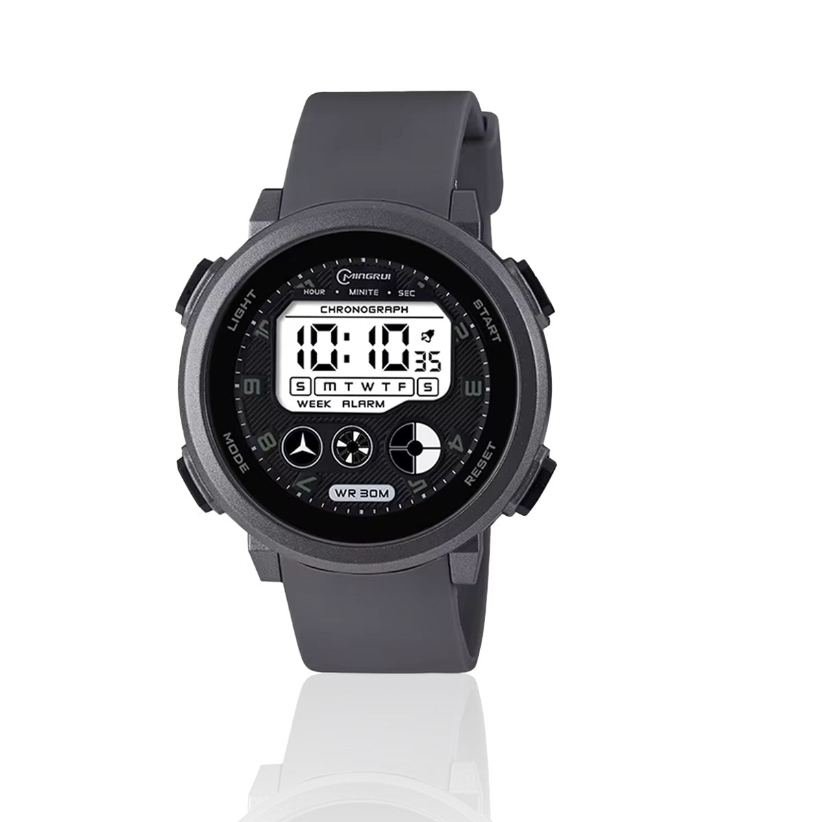 Robuste wasserdichte Digital Sportuhr MINGRUI MR-8102G | bis 30 Meter
